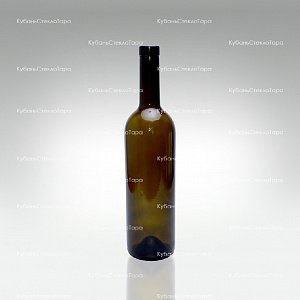Бутылка 0,750 Бордо оливковая  (20/21/23) стекло оптом и по оптовым ценам в Санкт-Петербурге