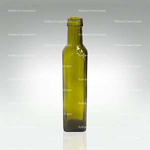 Бутылка 0,250  (31,5)"MARASCA" оливковая стекло оптом и по оптовым ценам в Санкт-Петербурге