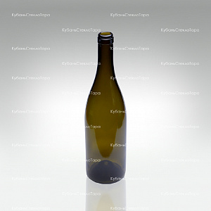Бутылка 0,750 Бургундия оливковая (20/21/23) стекло оптом и по оптовым ценам в Санкт-Петербурге