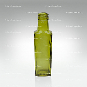 Бутылка 0,100  Гранит ВИНТ (28) Оливковая стекло оптом и по оптовым ценам в Санкт-Петербурге