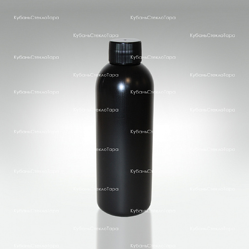 Флакон 0,200 л пластик черный (Din 24/410) оптом и по оптовым ценам в Санкт-Петербурге