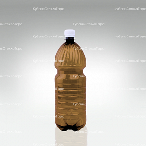 Бутылка ПЭТ 1,0 коричневая с колпачком (28) оптом и по оптовым ценам в Санкт-Петербурге