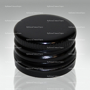 Колпачок алюминиевый с резьбой (25*17) черный в Санкт-Петербурге оптом и по оптовым ценам