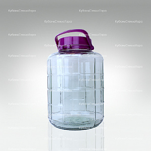 Бутыль (банка) стеклянный "фиолетовая" 12 л оптом и по оптовым ценам в Санкт-Петербурге