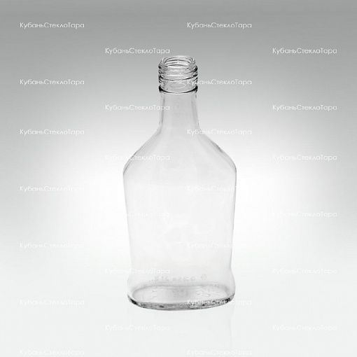 Бутылка 0,250 л "Фляжка"  (28) стекло оптом и по оптовым ценам в Санкт-Петербурге
