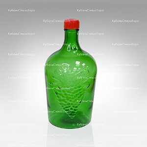 Винная бутылка 3 л (38) зеленая стекло оптом и по оптовым ценам в Санкт-Петербурге