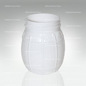 Пластик Бочонок 0,500 (82) Белый оптом и по оптовым ценам в Санкт-Петербурге